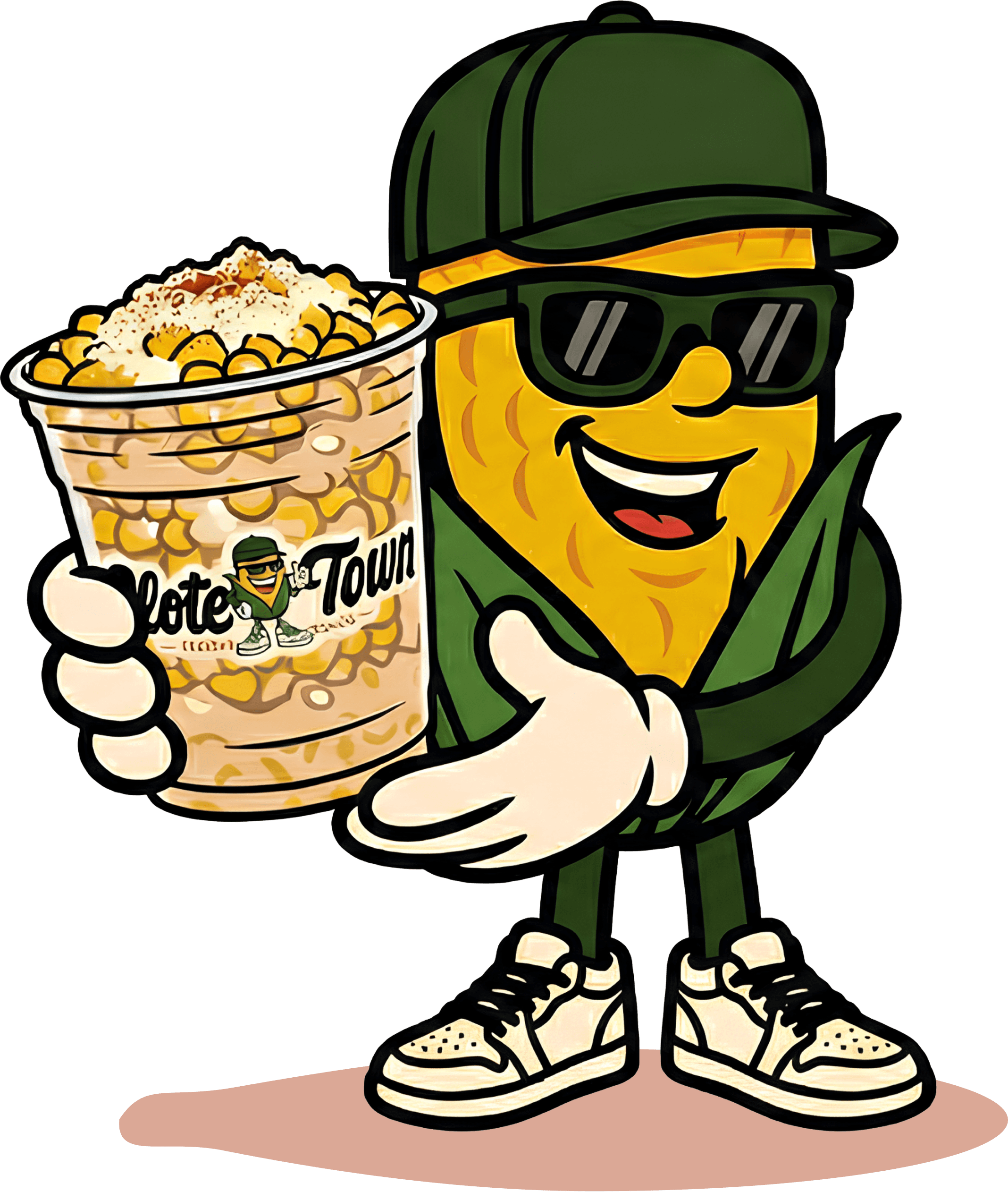 The Elote Flavor Mascot